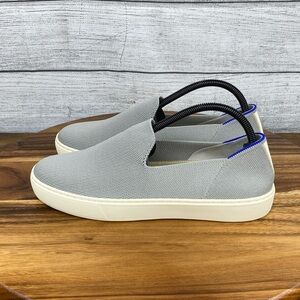 Rothy’s The Original Slip On Sneaker Light Gray Tan Stripe Women’s Shoe Size 9